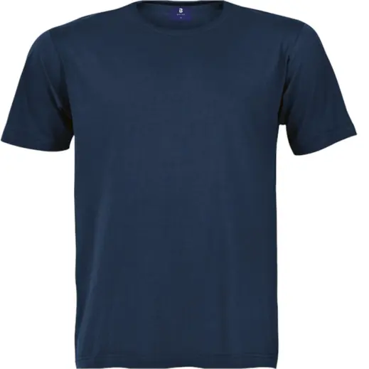 Biodegradable Cotton Crew Neck T-Shirt Navy
